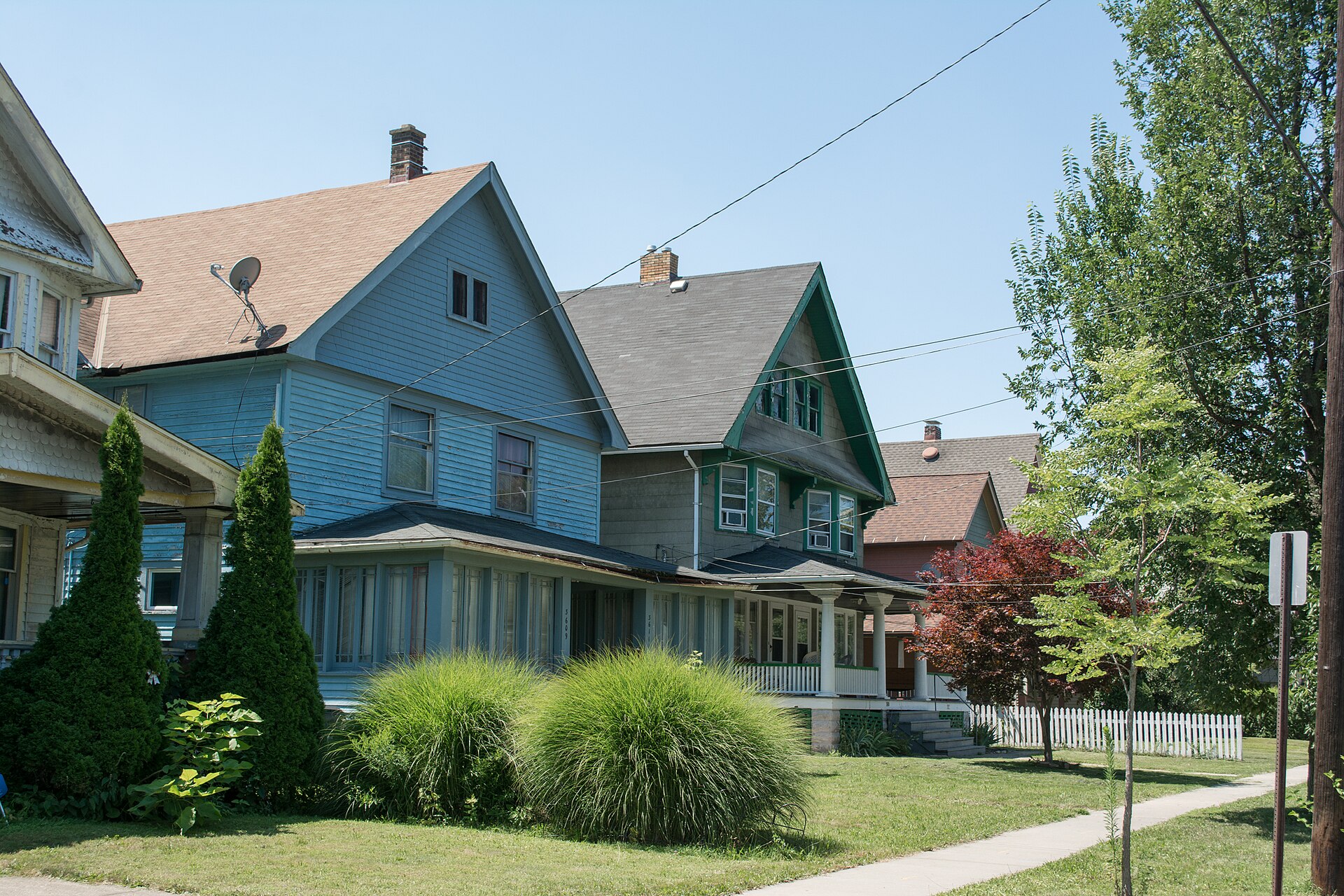 Cleveland's old worker-housing duplexes. Appraisal teaches you to defend a value across three approaches instead of accepting the one you're handed.